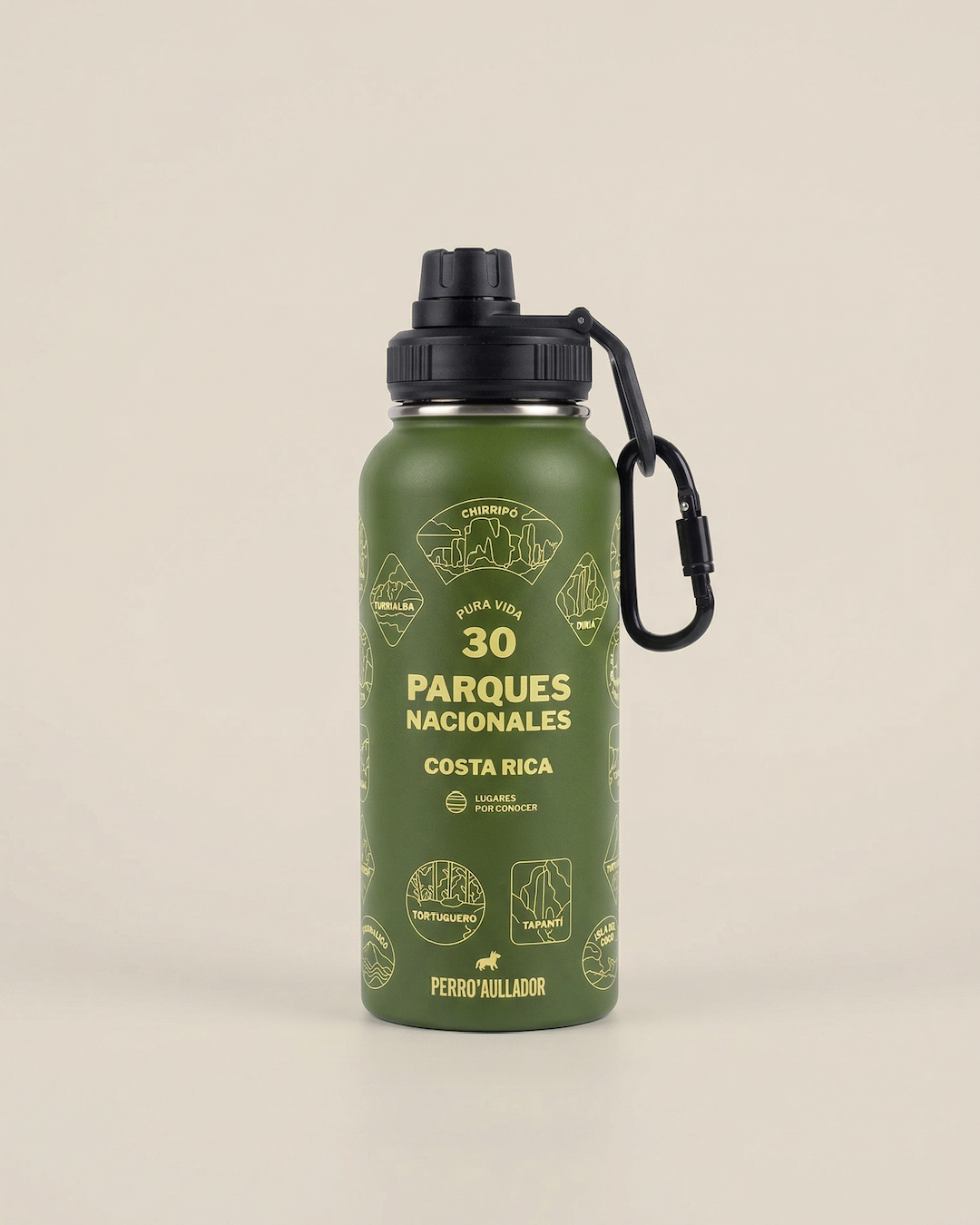 Botella Parques Nacionales CR Verde 946ml